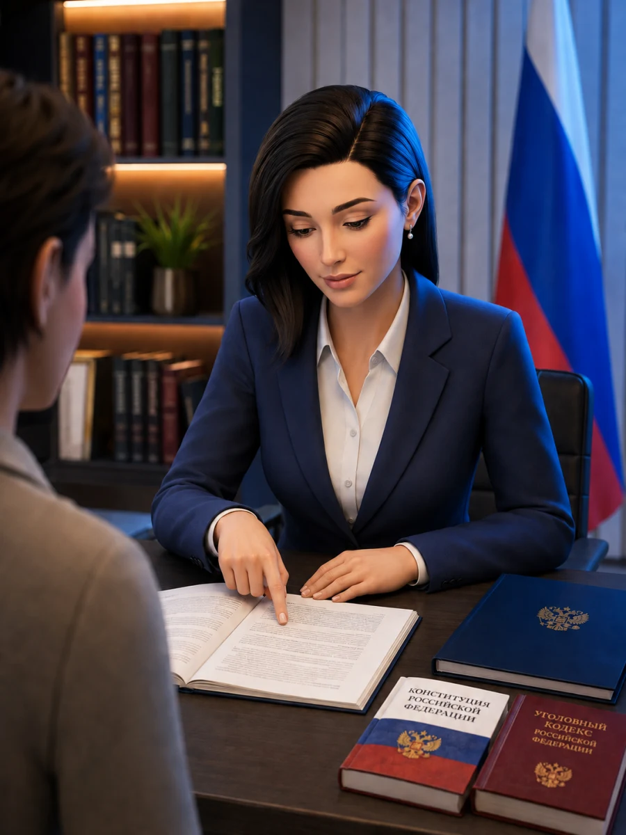 Иллюстрация профессии «Адвокат»