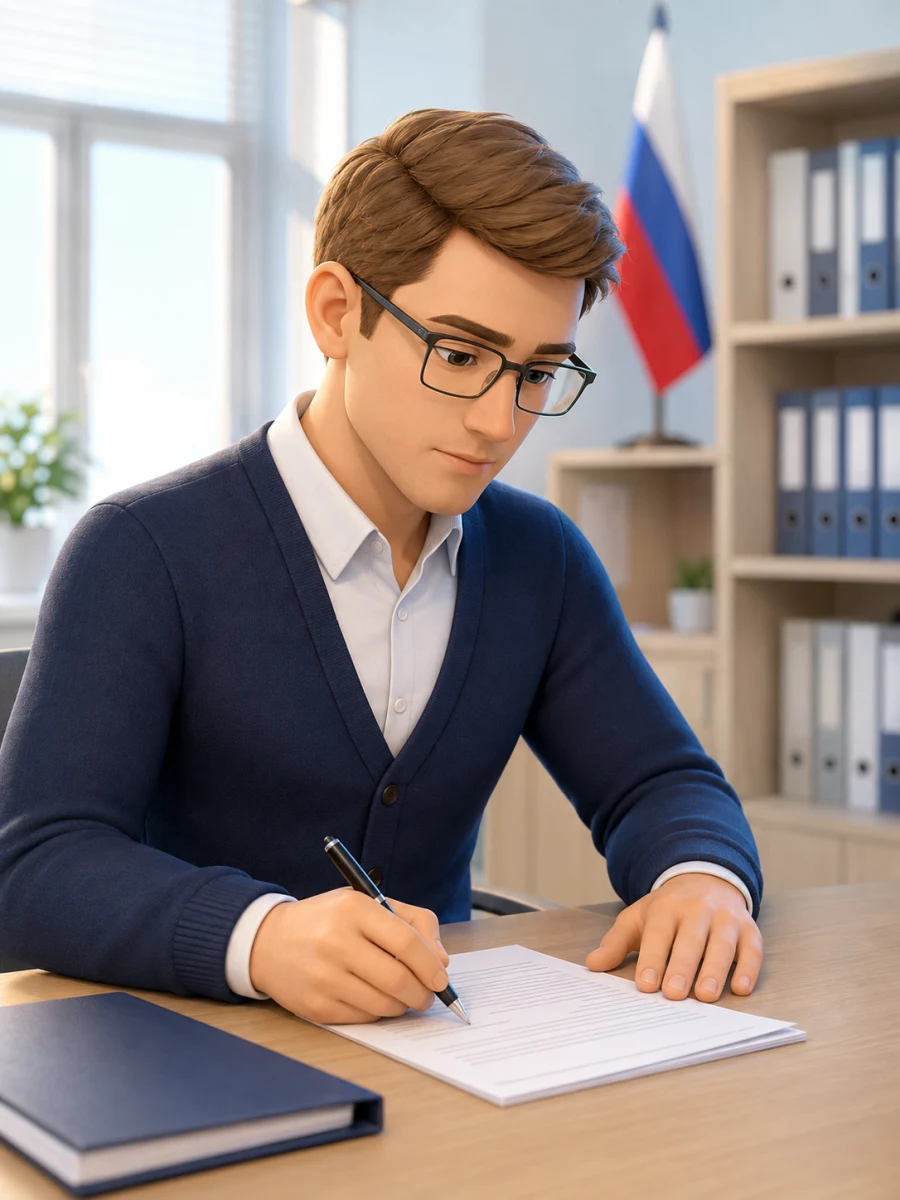 Иллюстрация профессии «Государственный служащий»