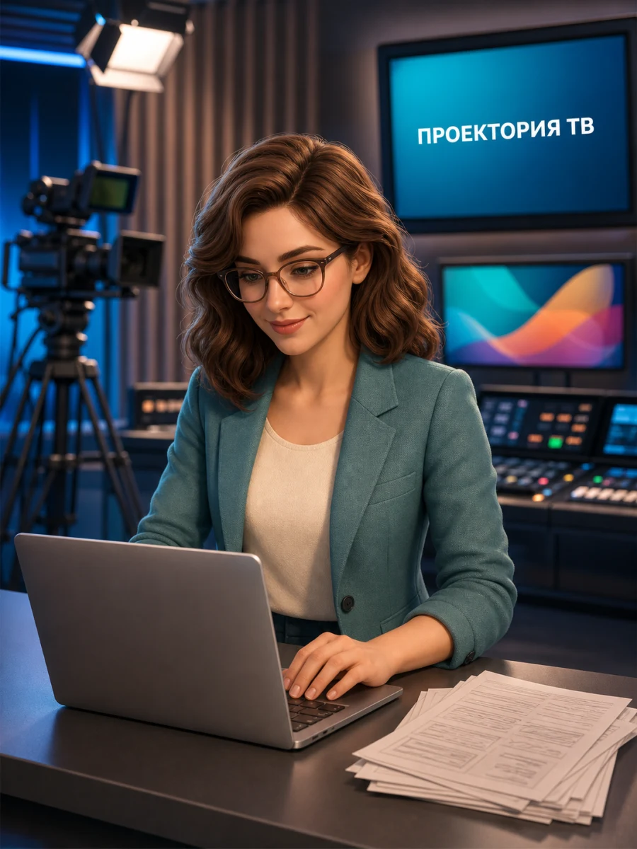 Иллюстрация профессии «Редактор кино и ТВ»