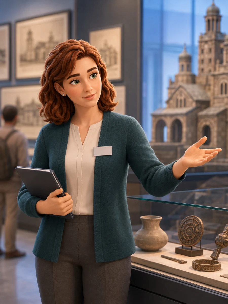 Иллюстрация профессии «Экскурсовод»