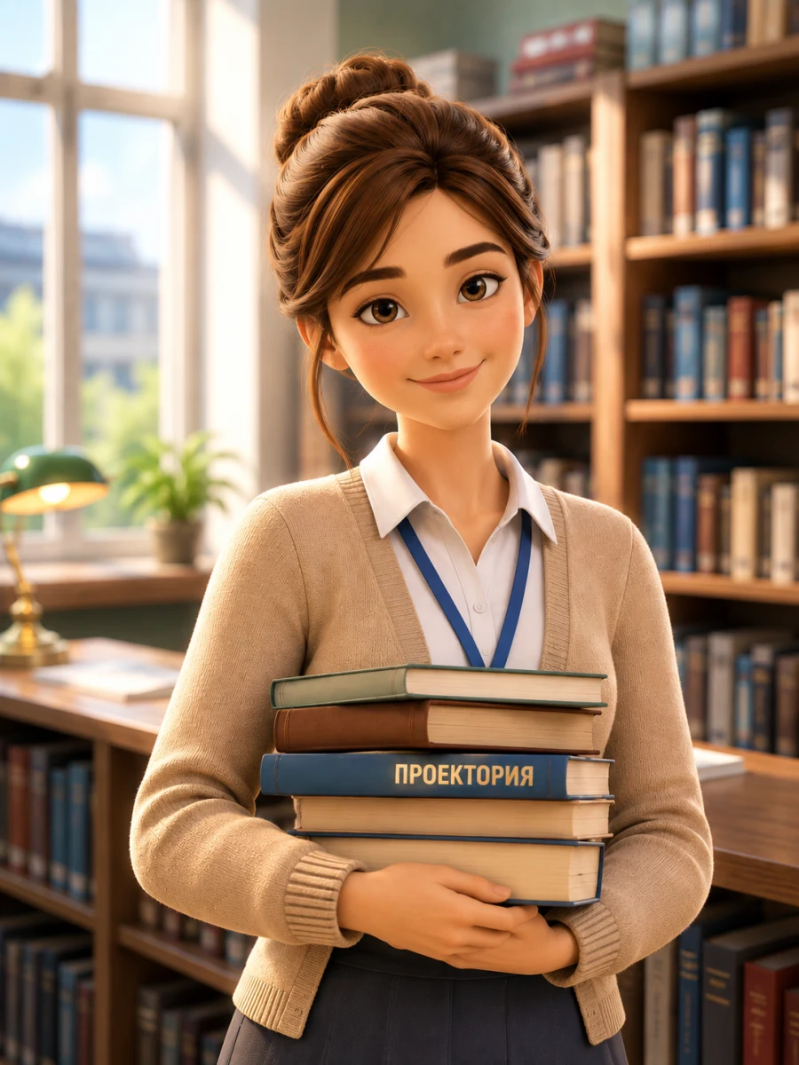 Иллюстрация профессии «Библиотекарь»