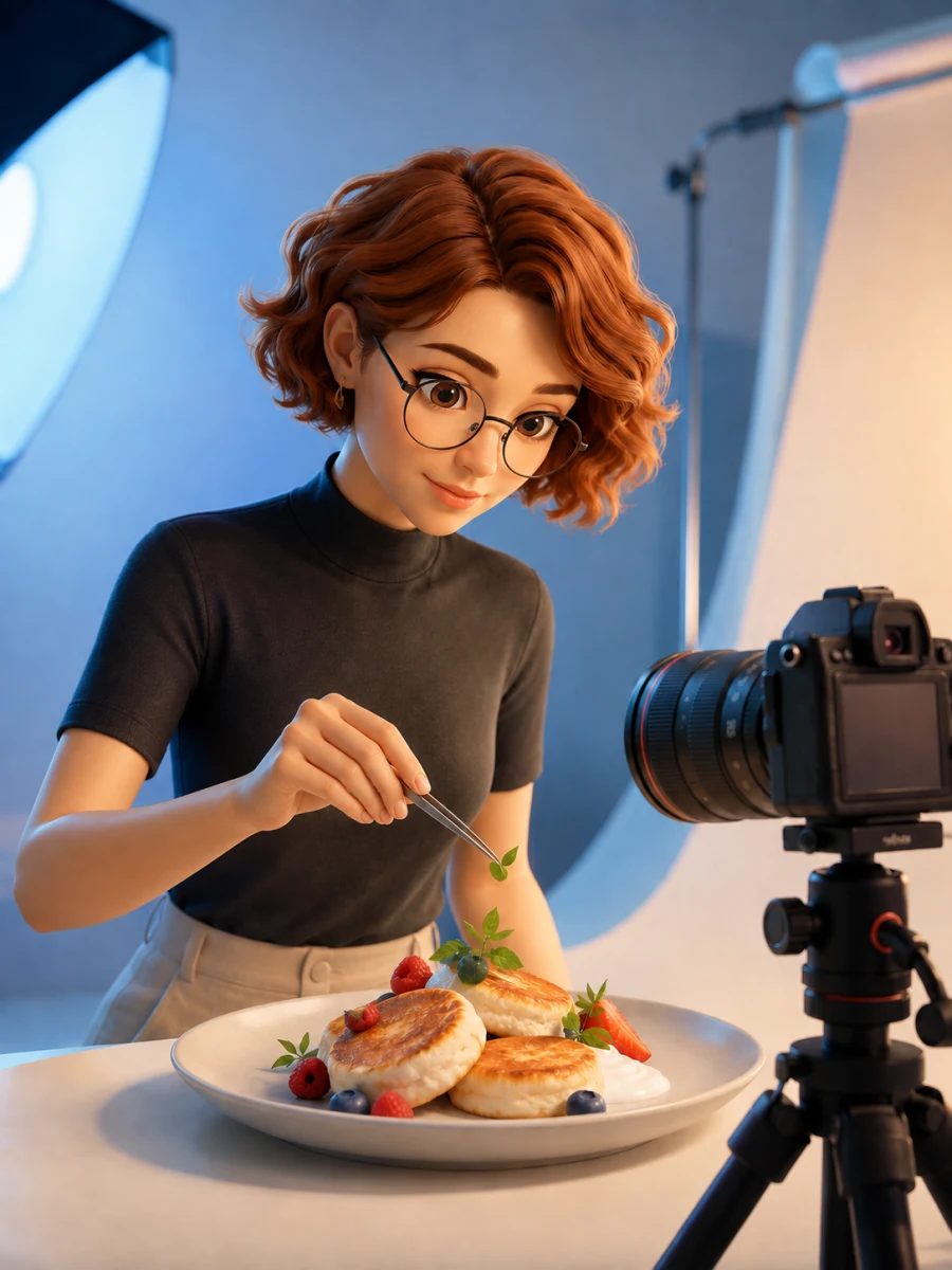 Иллюстрация профессии «Фуд-стилист»