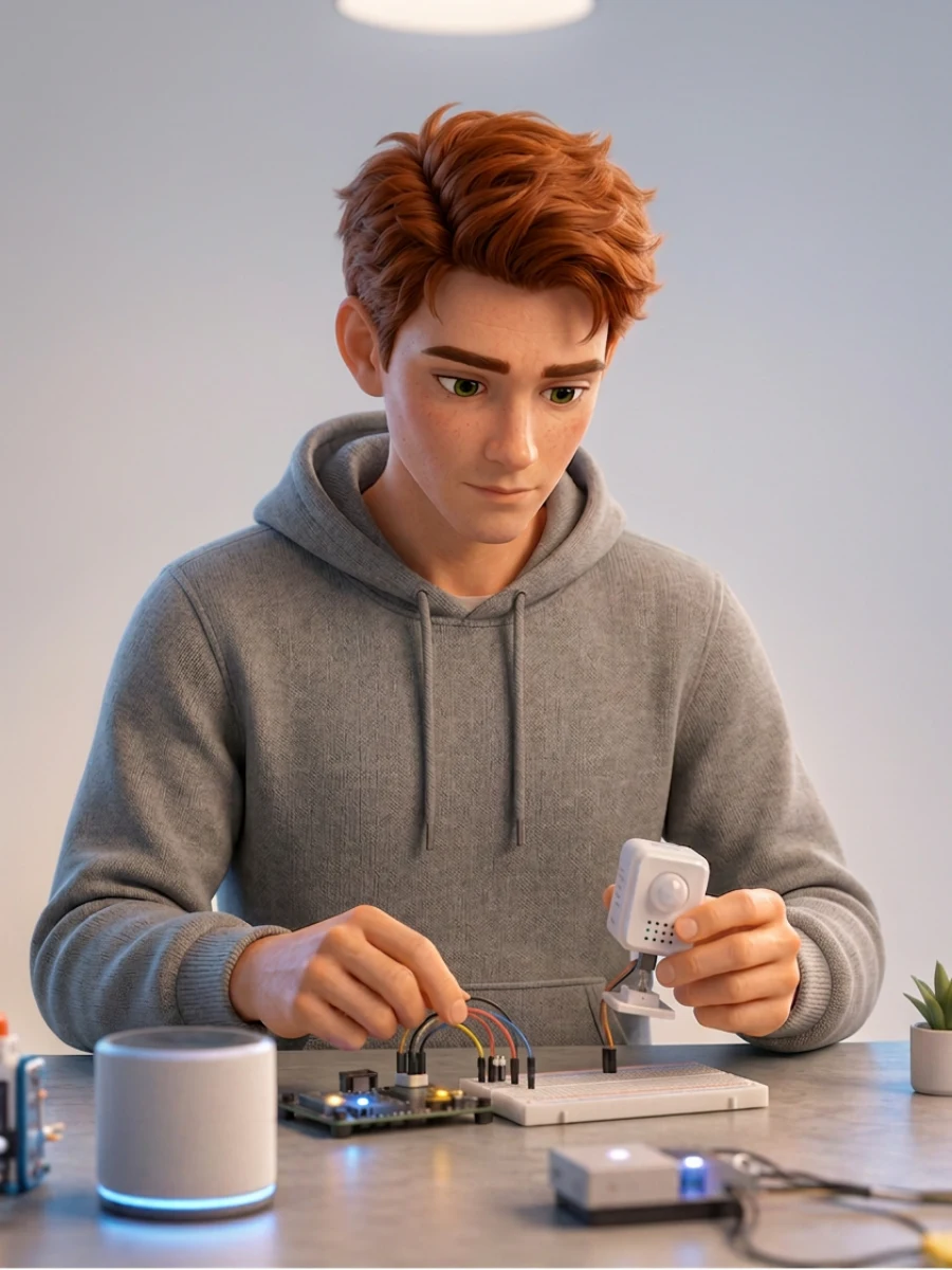 Иллюстрация профессии «Инженер IoT»