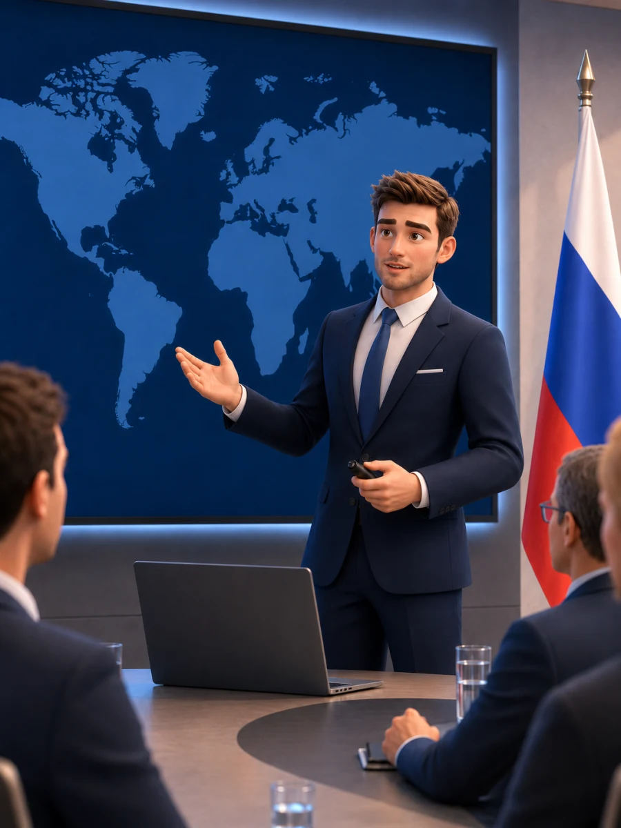 Иллюстрация профессии «Специалист по международной безопасности»