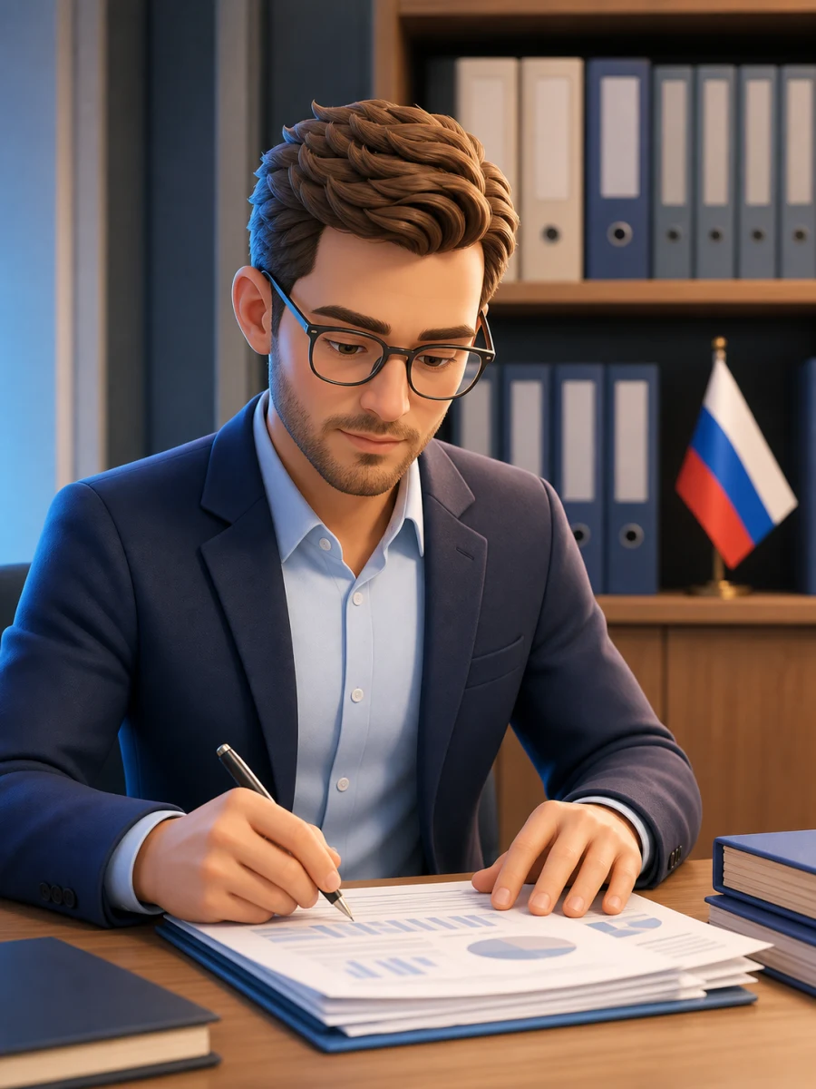 Иллюстрация профессии «Государственный аудитор»