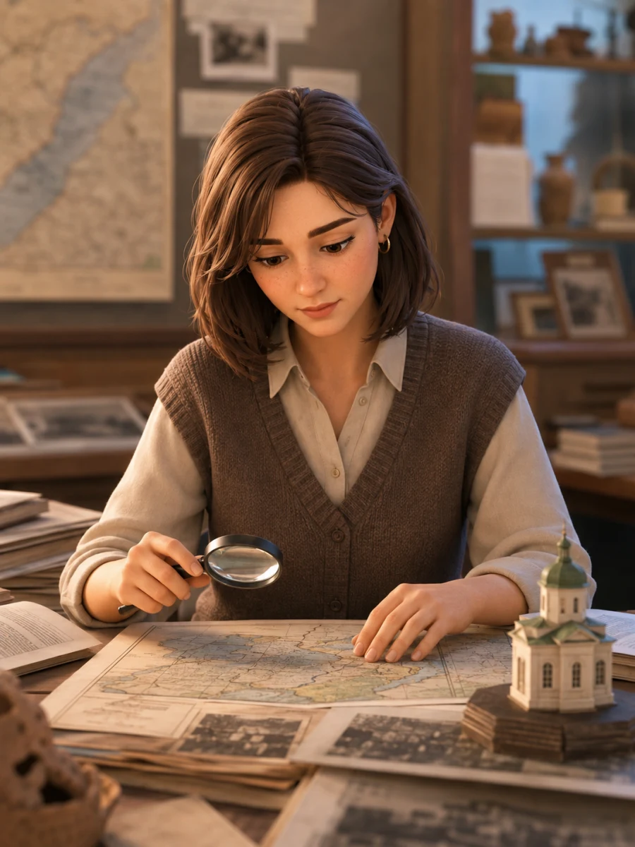 Иллюстрация профессии «Краевед»
