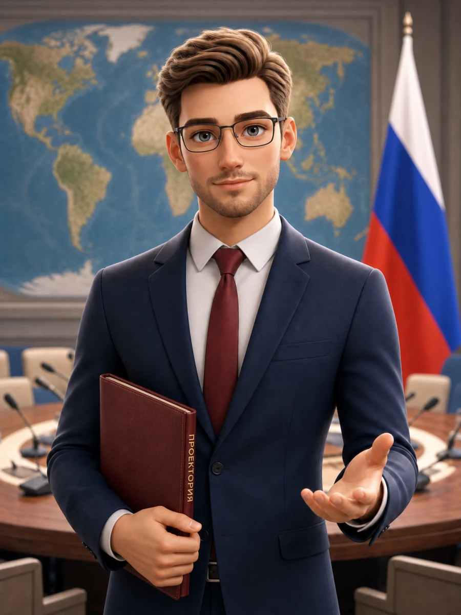 Иллюстрация профессии «Дипломат»