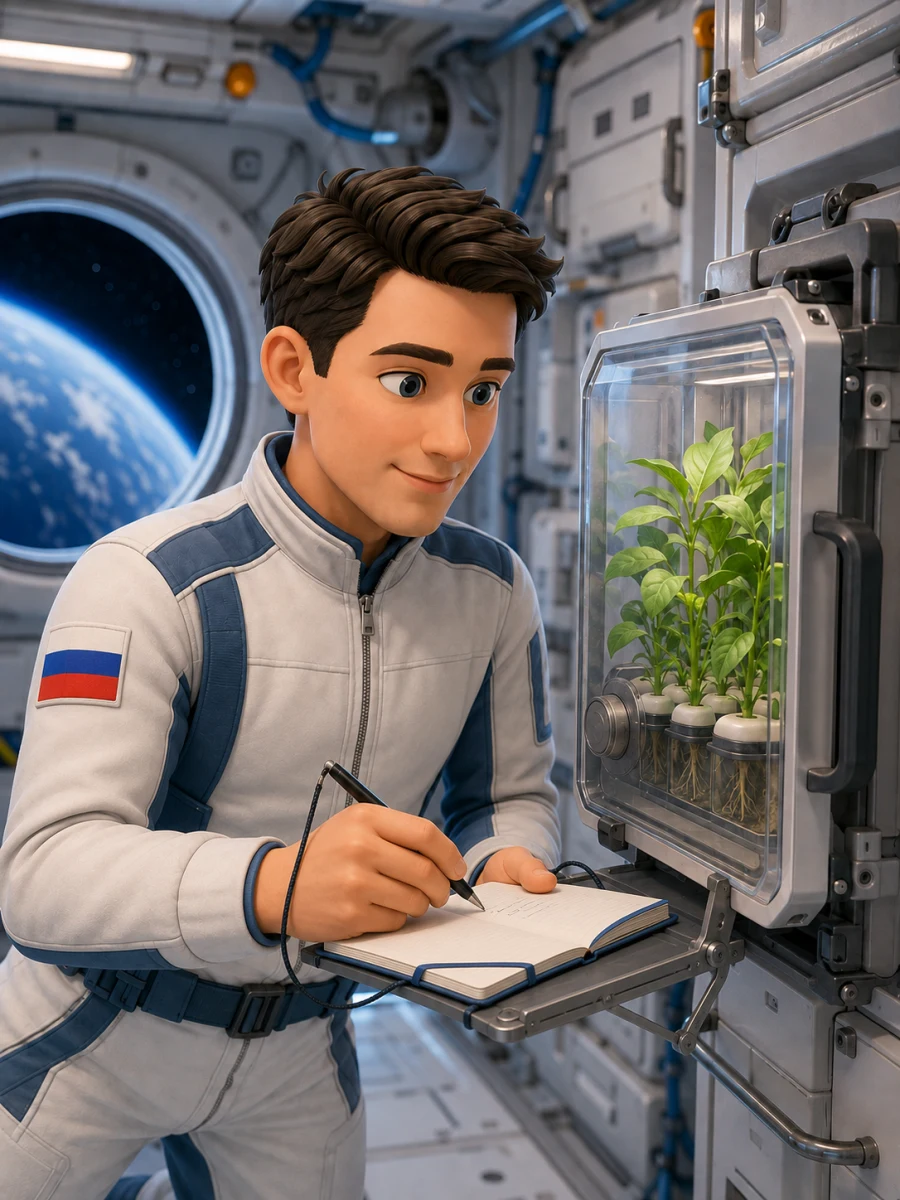 Иллюстрация профессии «Космонавт-исследователь»