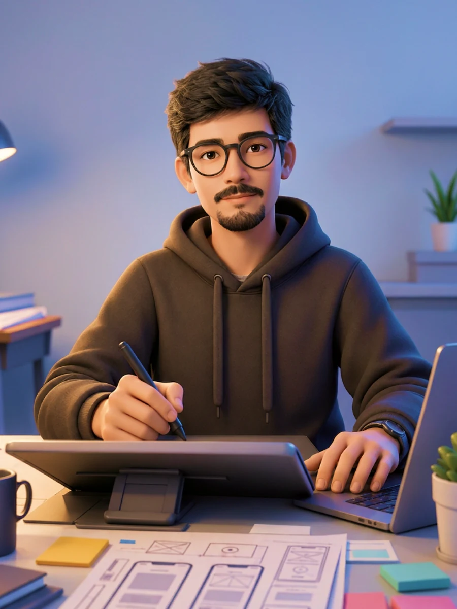 Иллюстрация профессии «UX-дизайнер»